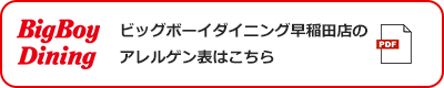 ビッグボーイダイニング早稲田店のアレルゲン表はこちら